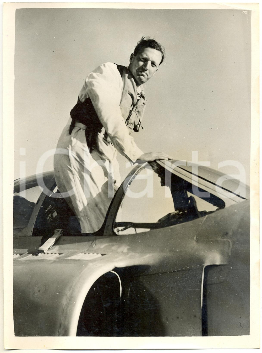 1953 CASTLE IDRIS Air speed record - Mike LITHGOW with his Supemarine Swift