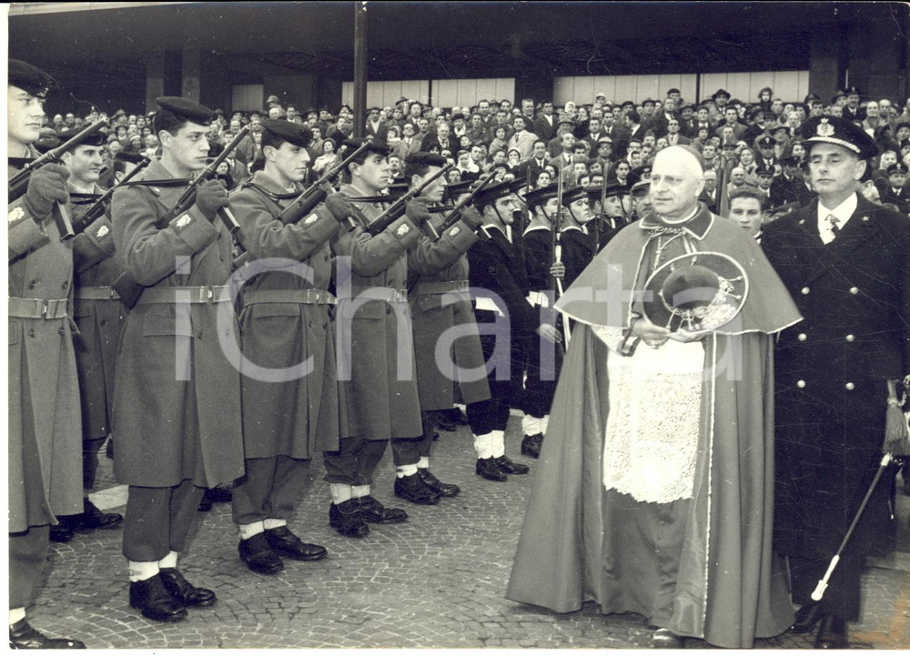 1959 VENEZIA Ingresso card. Giovanni URBANI - Picchetto d'onore *Foto 18x13