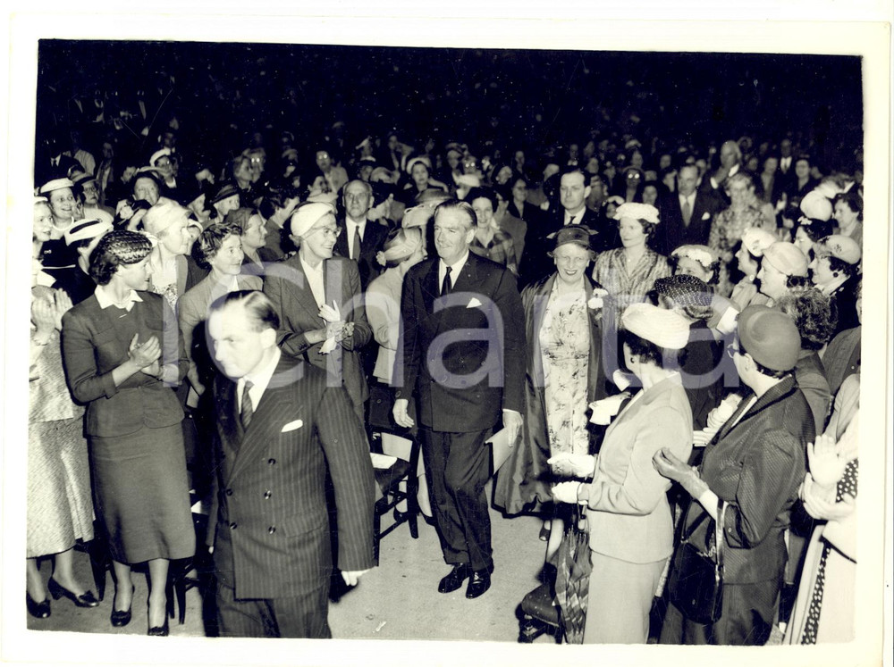 1956 LONDON Sir Anthony EDEN at the Mass Meeting of Women Conservatives *Photo
