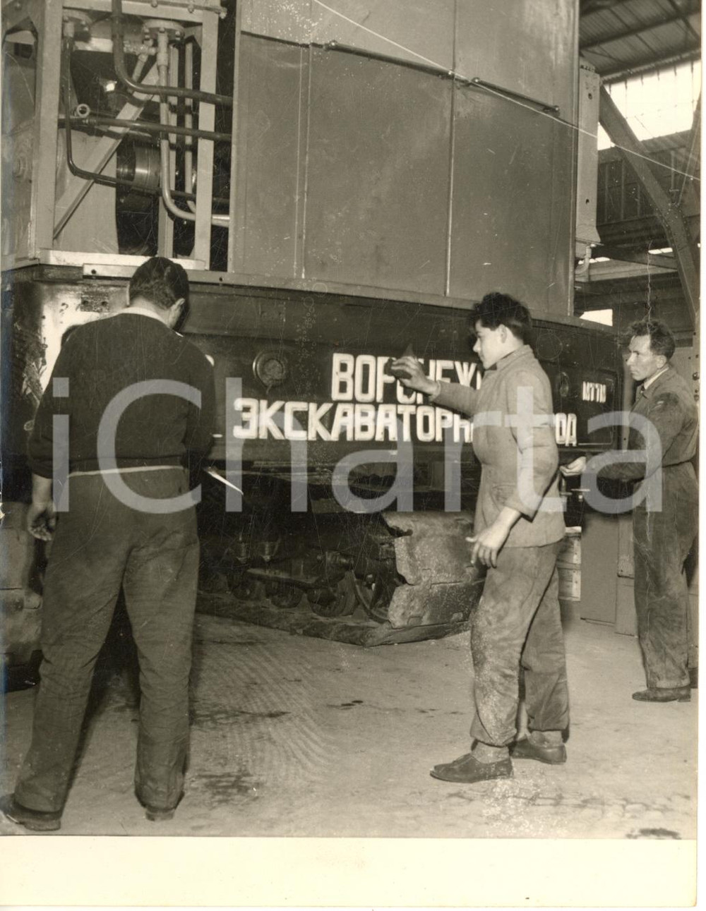 1956 MILANO Fiera Campionaria - Arrivo materiale sovietico per padiglione URSS