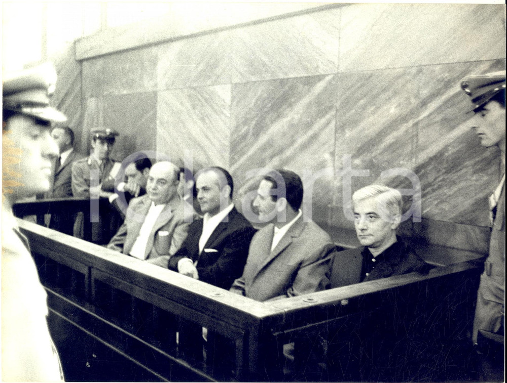 1966 MILANO Corte d'Assise - Processo alla Banda MONTENAPOLEONE *Foto 24x18