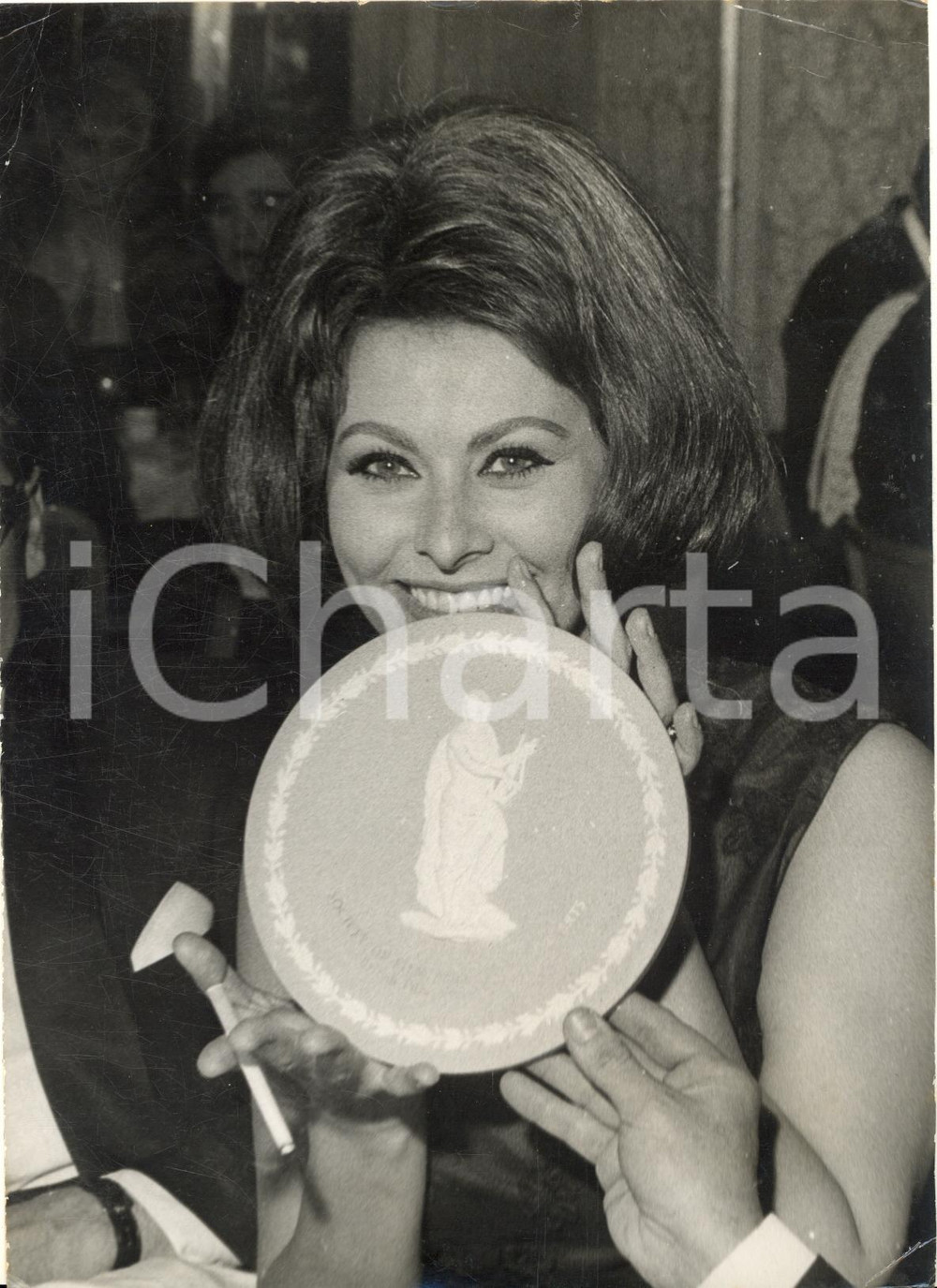 1962 LONDON Sophia LOREN receives "Best Foreign Actress" Award *Photo 15x20 cm