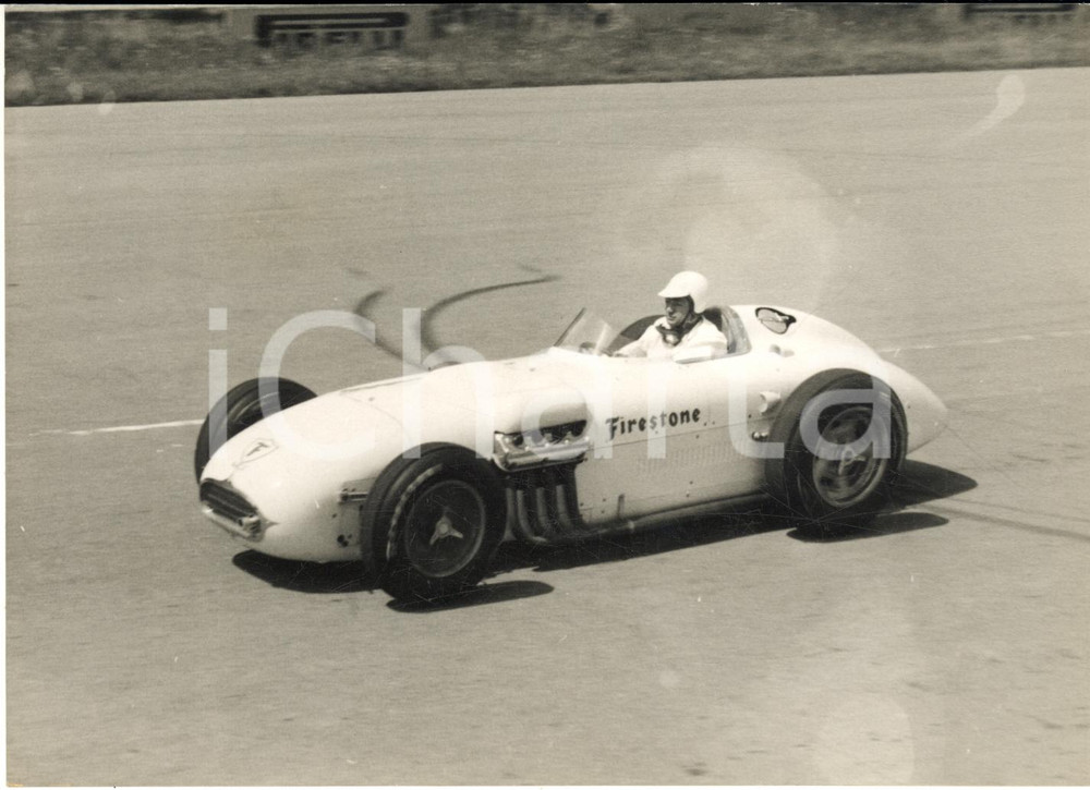 1957 MONZA F1 Pat O' CONNOR prova auto CHRYSLER - KURTIS KRAFT gomme FIRESTONE