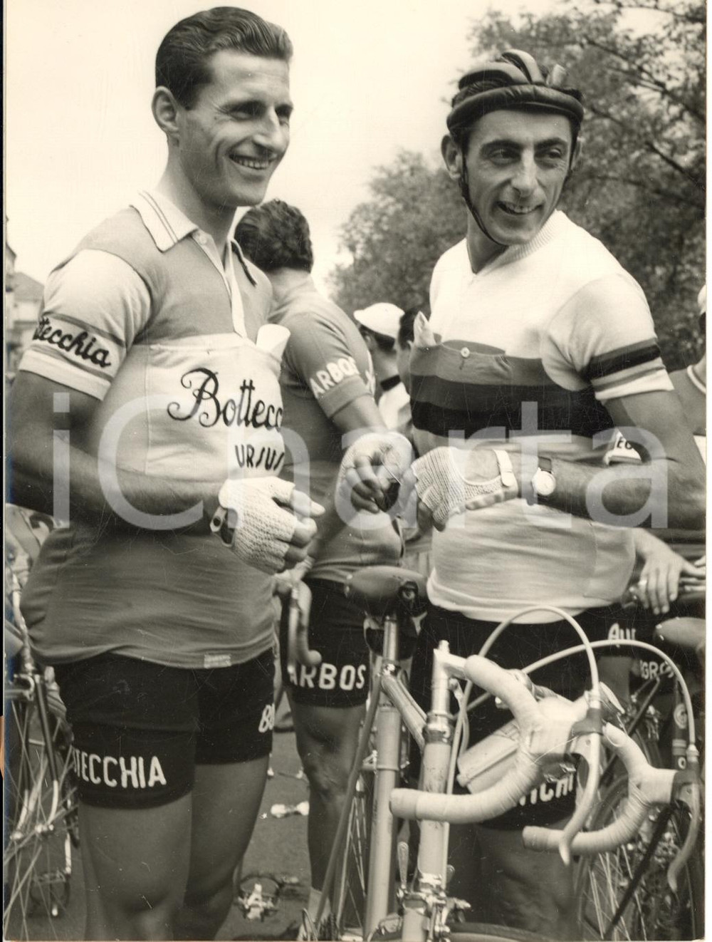 1954 CICLISMO TOUR DE SUISSE Zurich-Winterthur - Fausto COPPI Pasquale FORNARA