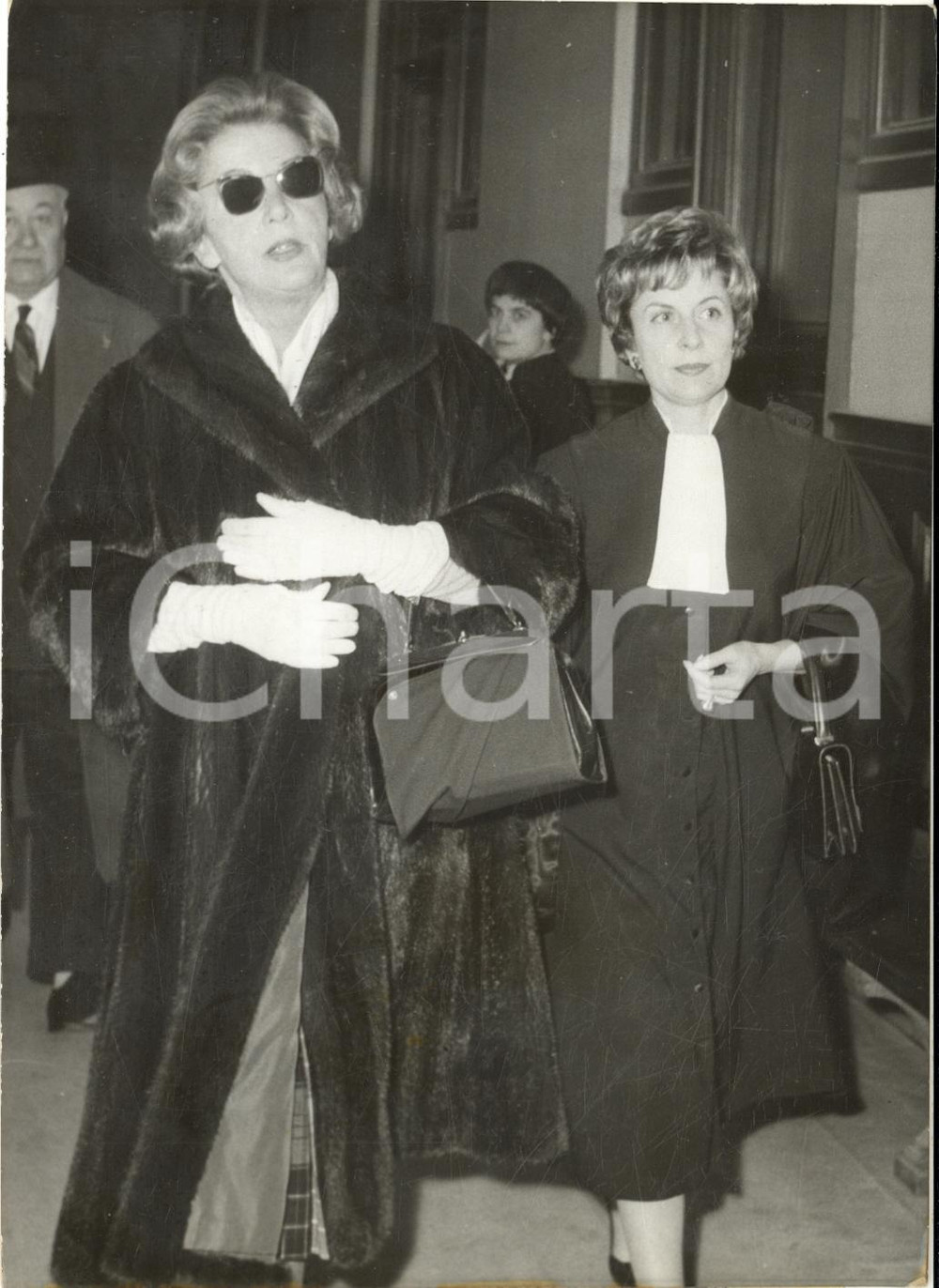1959 PARIS Affaire LACAZE - Domenica WALTER et Jacqueline TROUVAT - Photo 13x18