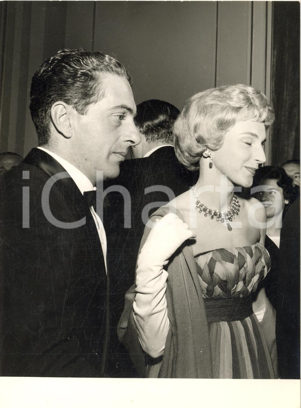 1958 MILANO Teatro alla Scala - Emanuela CASTELBARCO e Luigi Filippo D'ACQUARONE
