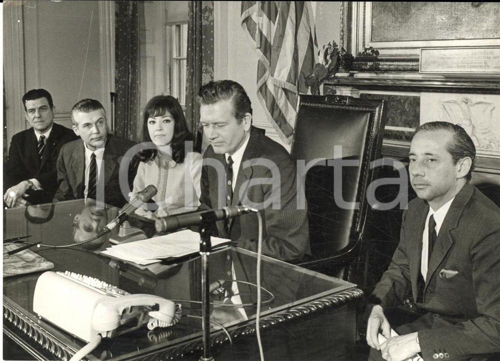 1968 NEW YORK Gianluigi GABETTI dona 50.000 dollari pro tournée Opera di Roma