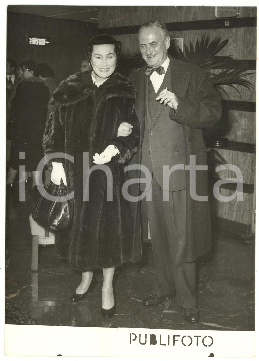 1955 GENOVA Arrivo cantante lirica Gladys SWARTHOUT con M/T Cristoforo Colombo
