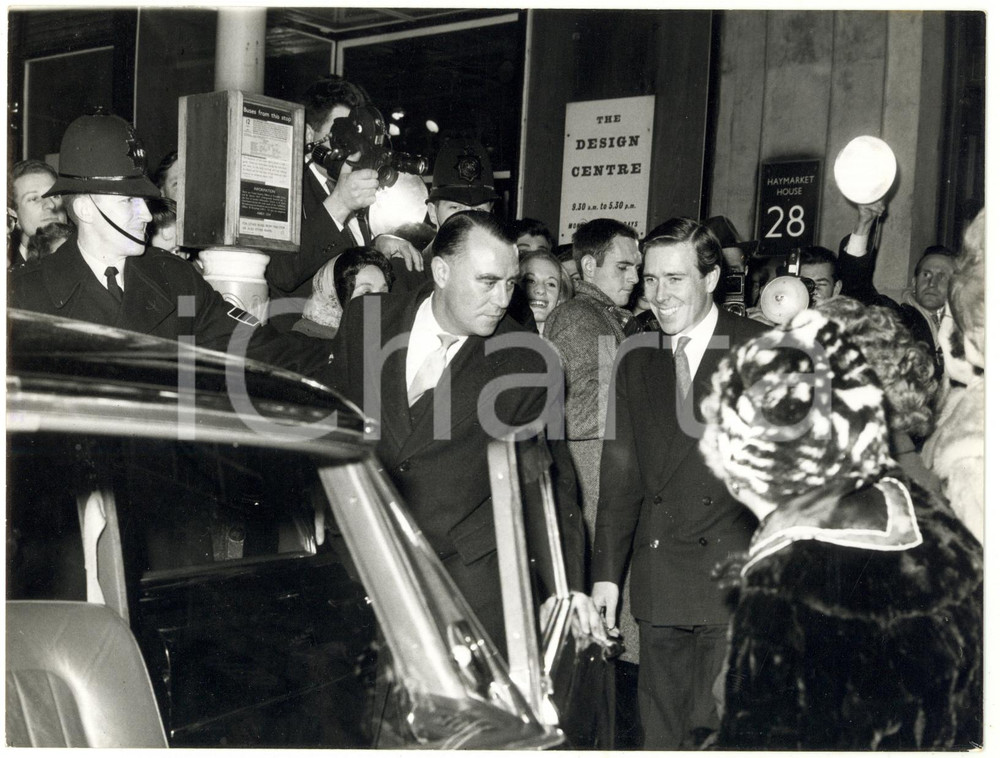 1961 LONDON Antony ARMSTRONG-JONES leaving the Council for Industrial Design