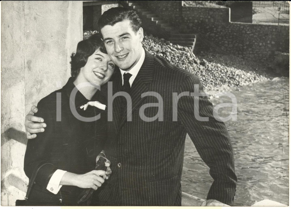 1959 MARSEILLE Nozze nuotatore Robert CHRISTOPHE - Huguette LAGNIEU - Foto