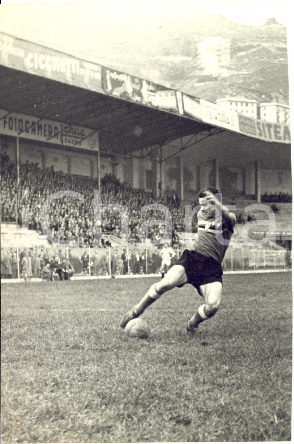 1953 CALCIO SAMPDORIA-LEGNANO 3-1 - Giocatore in area - Foto 12x18 cm