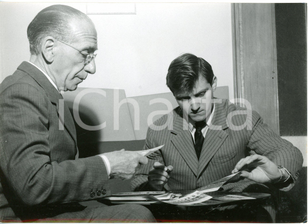 1956 MONZA CALCIO Ritiro NAZIONALE - Giuseppe VIRGILI e Vincenzo BIANCONE