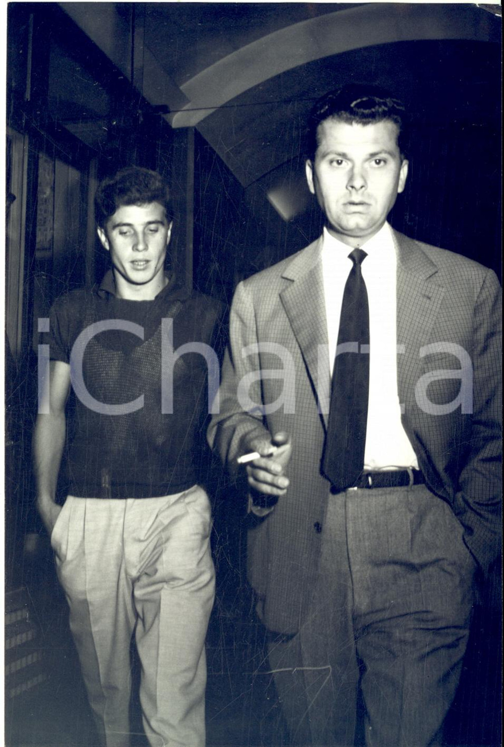 1959 TORINO CALCIO JUVENTUS Arrivo del nuovo giocatore Benito SARTI *Foto 13x18