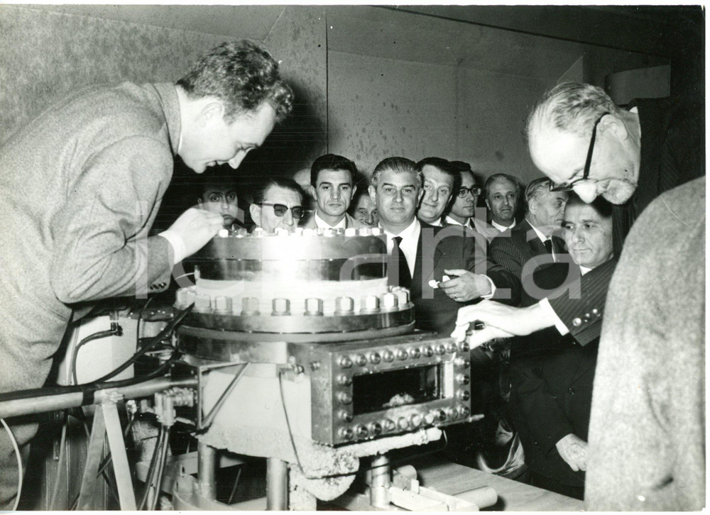 1959 UNIVERSITÀ DI TORINO Inaugurazione terzo sincrotone d'Europa *Foto 18x13