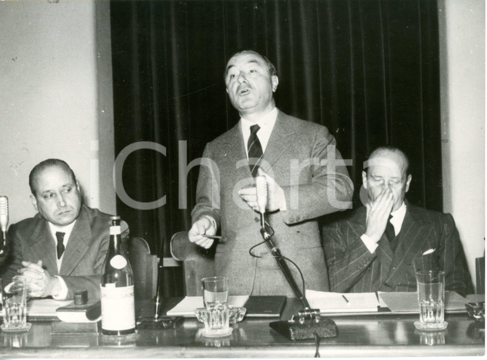 1959 ROMA Comitato per la Piccola Industria - Discorso di Alighiero DE MICHELI