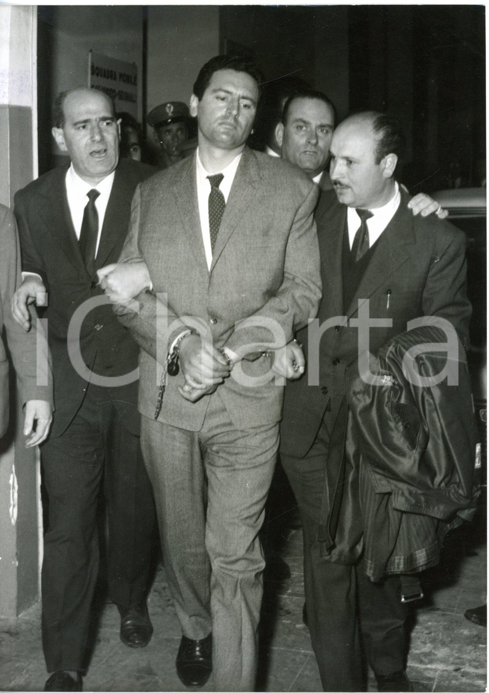 1964 MILANO Processo banda di Via Montenapoleone - Guido BERGAMELLI in questura
