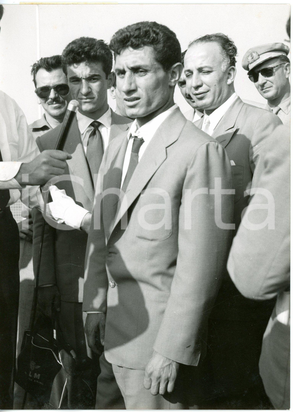 1955 ROMA CALCIO Arrivo nazionale TURCHIA - Lefter Küçükandonyadis - Foto