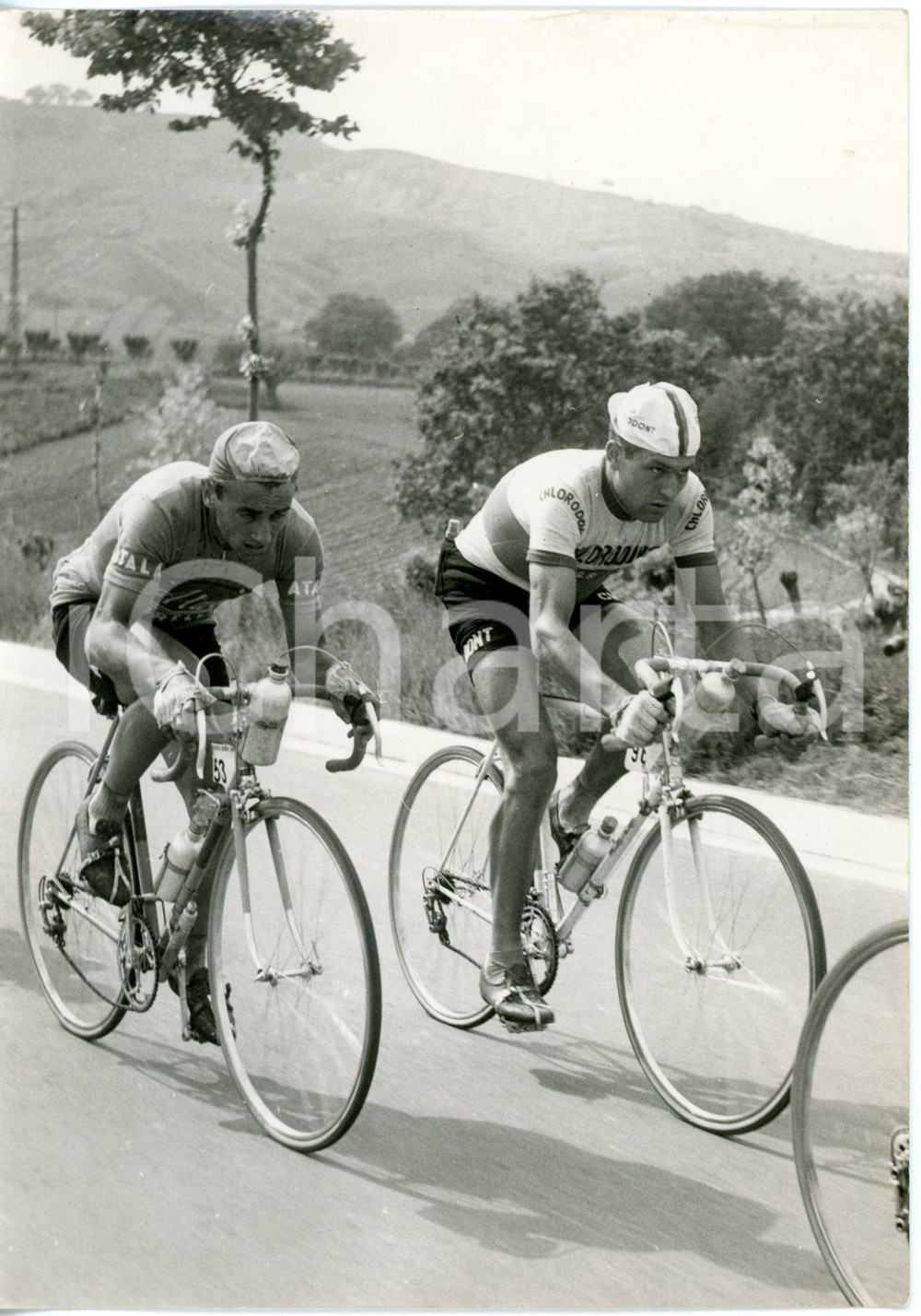 1957 CICLISMO 40°GIRO D'ITALIA 5^TAPPA - Bruno TOGNACCINI e Alessandro FANTINI