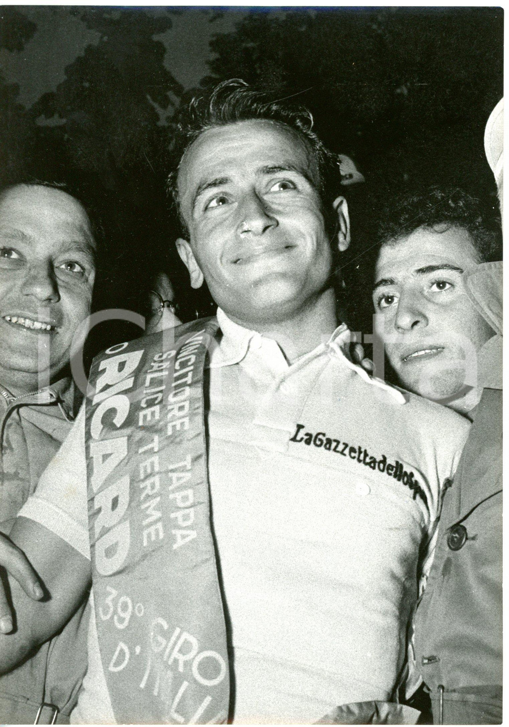 1956 SALICE TERME CICLISMO 39°GIRO D'ITALIA - Alessandro FANTINI in maglia rosa