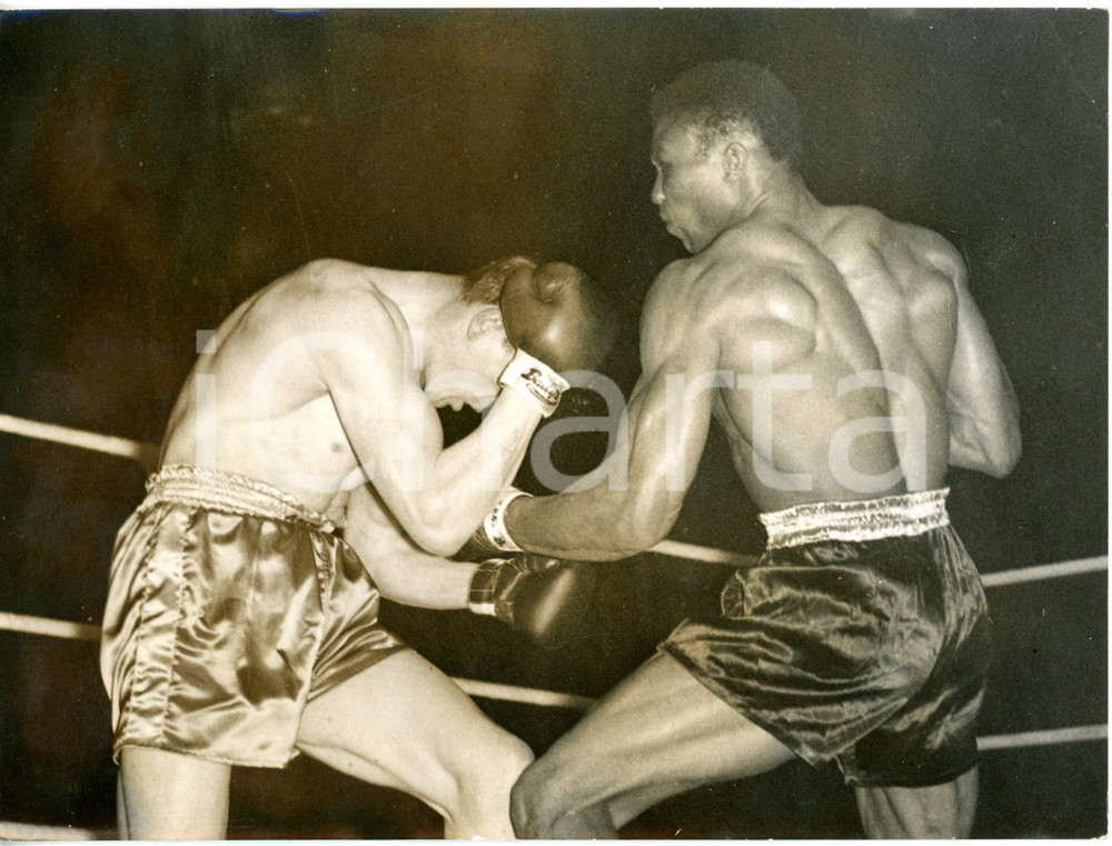 1958 LONDON BOXE World heavyweight title - Dick RICHARDSON vs Cleveland WILLIAMS