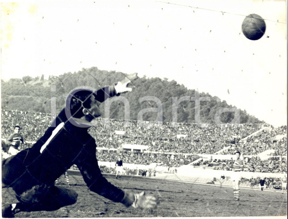 1961 ROMA - SAMPDORIA 3-2 - Goal di Francisco LOJACONO - Foto DANNEGGIATA