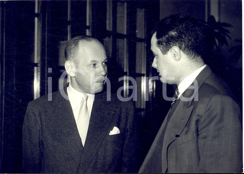 1957 MONTECATINI TERME Morte Christian DIOR - Il medico Leo ALPERN *Foto