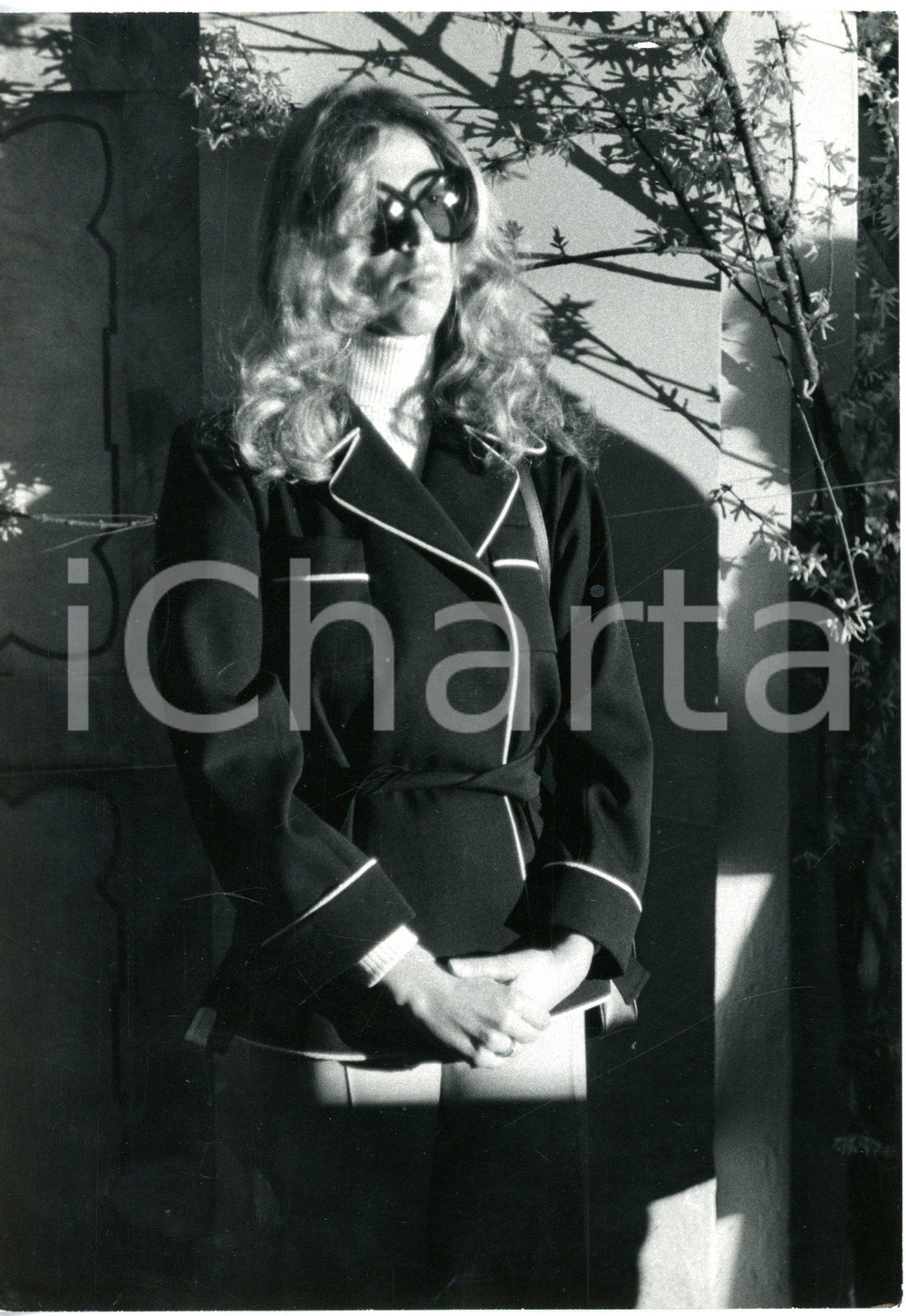 1972 MILANO Funerale di Giangiacomo FELTRINELLI - La moglie Sibilla MELEGA *Foto