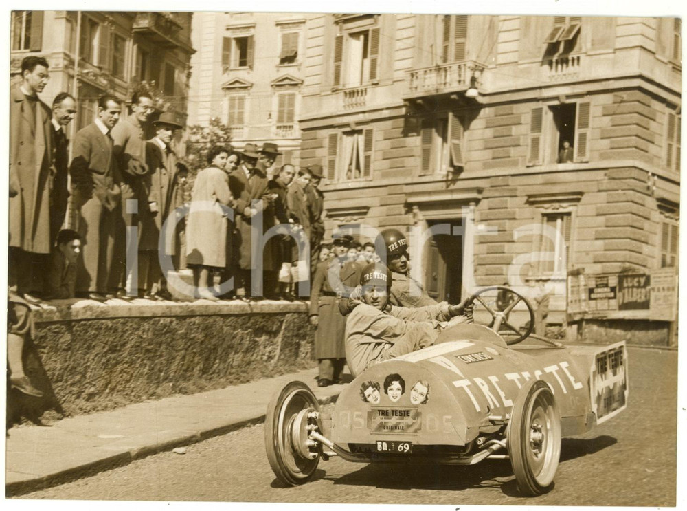 1953 GENOVA GOLIARDIA 69° GP INDIANOPOLIS Gara di carrette - Tre Teste *Foto