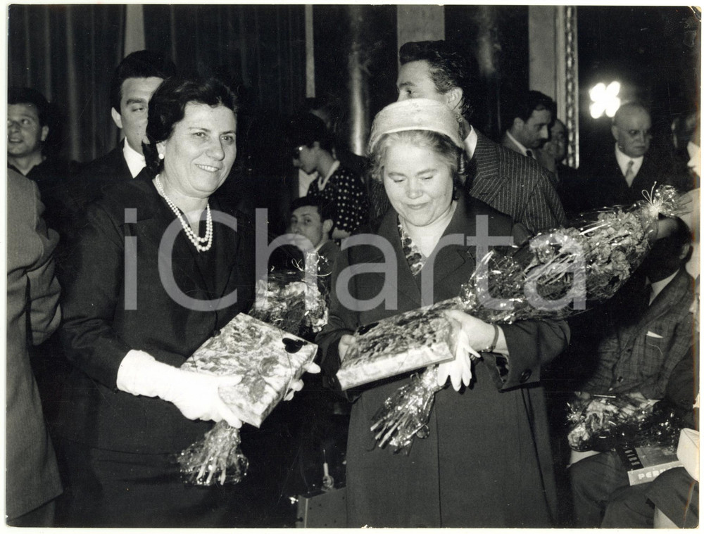 1961 MILANO Circolo della Stampa - Celebrazione Festa della Mamma *Foto 24x18 cm