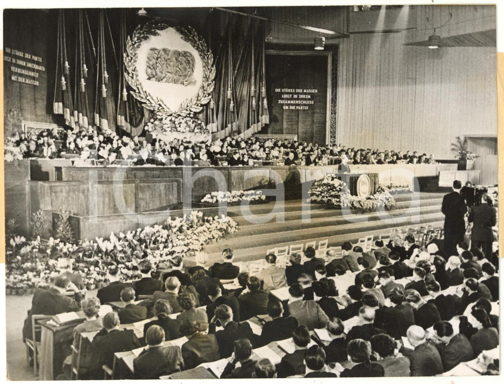 1954 BERLIN IV Conference of the SED party - Report by Walter ULBRICHT *Photo