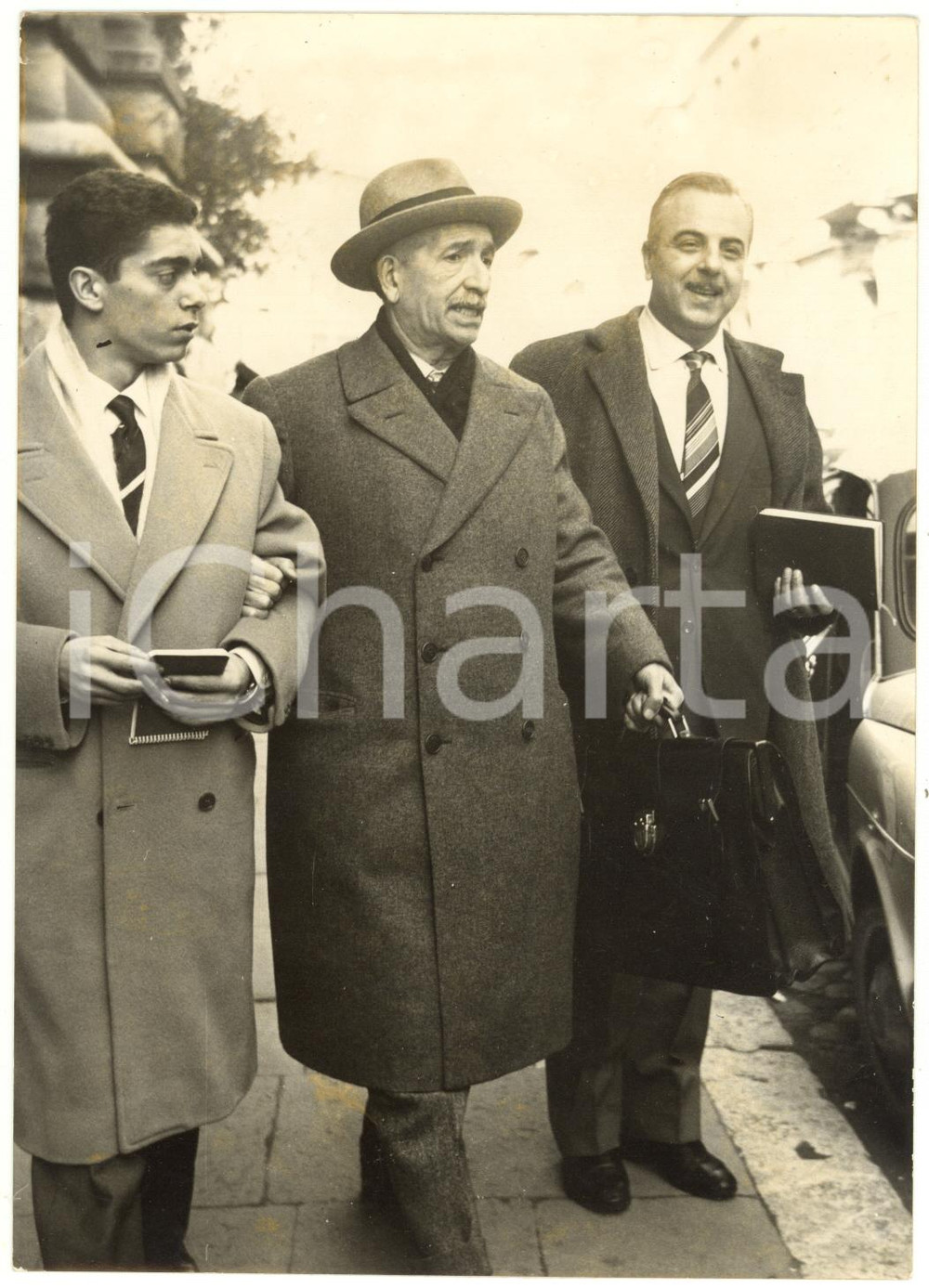 1959 ROMA Caso FENAROLI - Gli avvocati Giovanni Franz SARNO e Cesare DEGLI OCCHI
