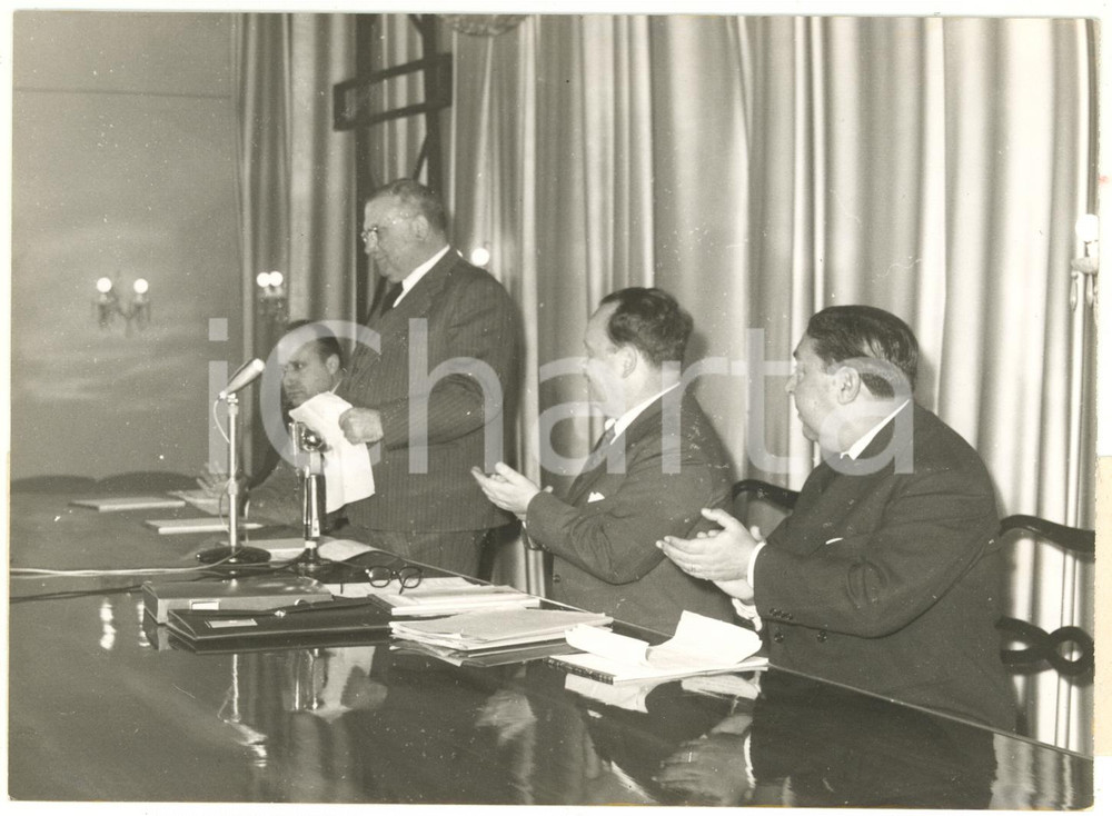 1958 GELA (CL) Convegno sul Petrolio Siciliano - Inaugurazione *Foto 18x13