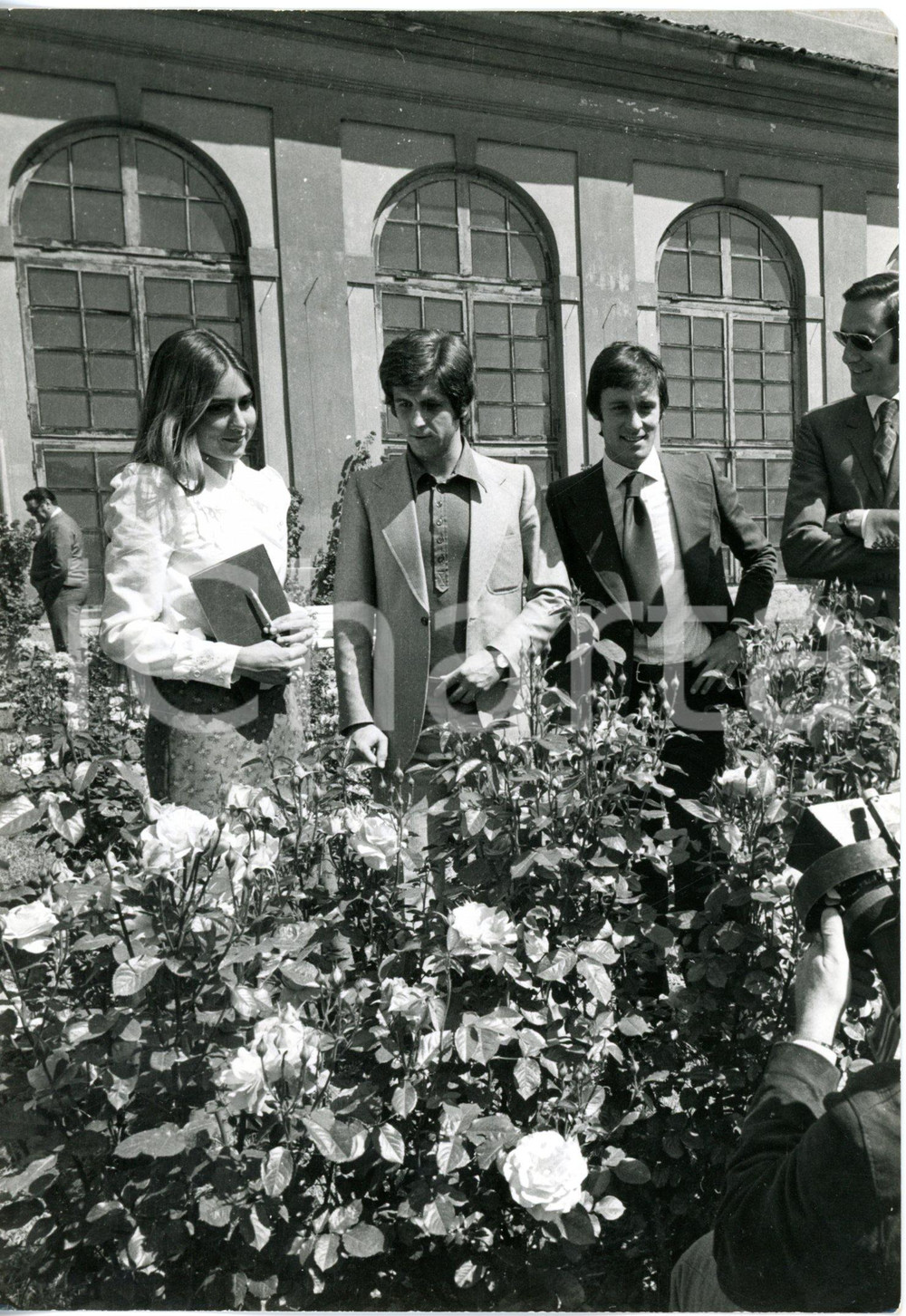 1972 MONZA Giuria "Rosa Profumata 1972" - Romina POWER Gianni RIVERA *Foto 13x18