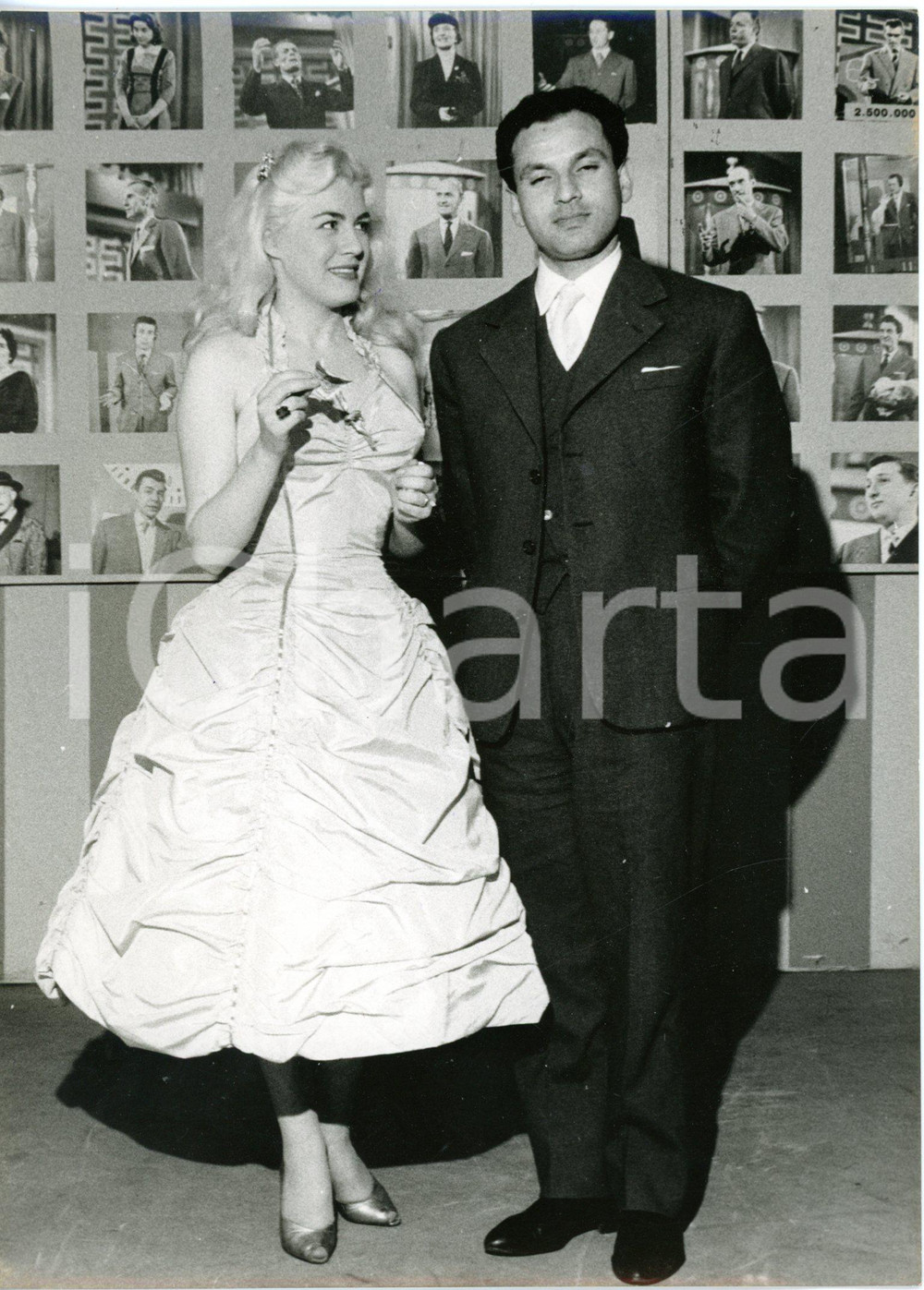 1958 LASCIA O RADDOPPIA? Paola BOLOGNANI e il marito Giacomo PAOLINI *Foto 13x18