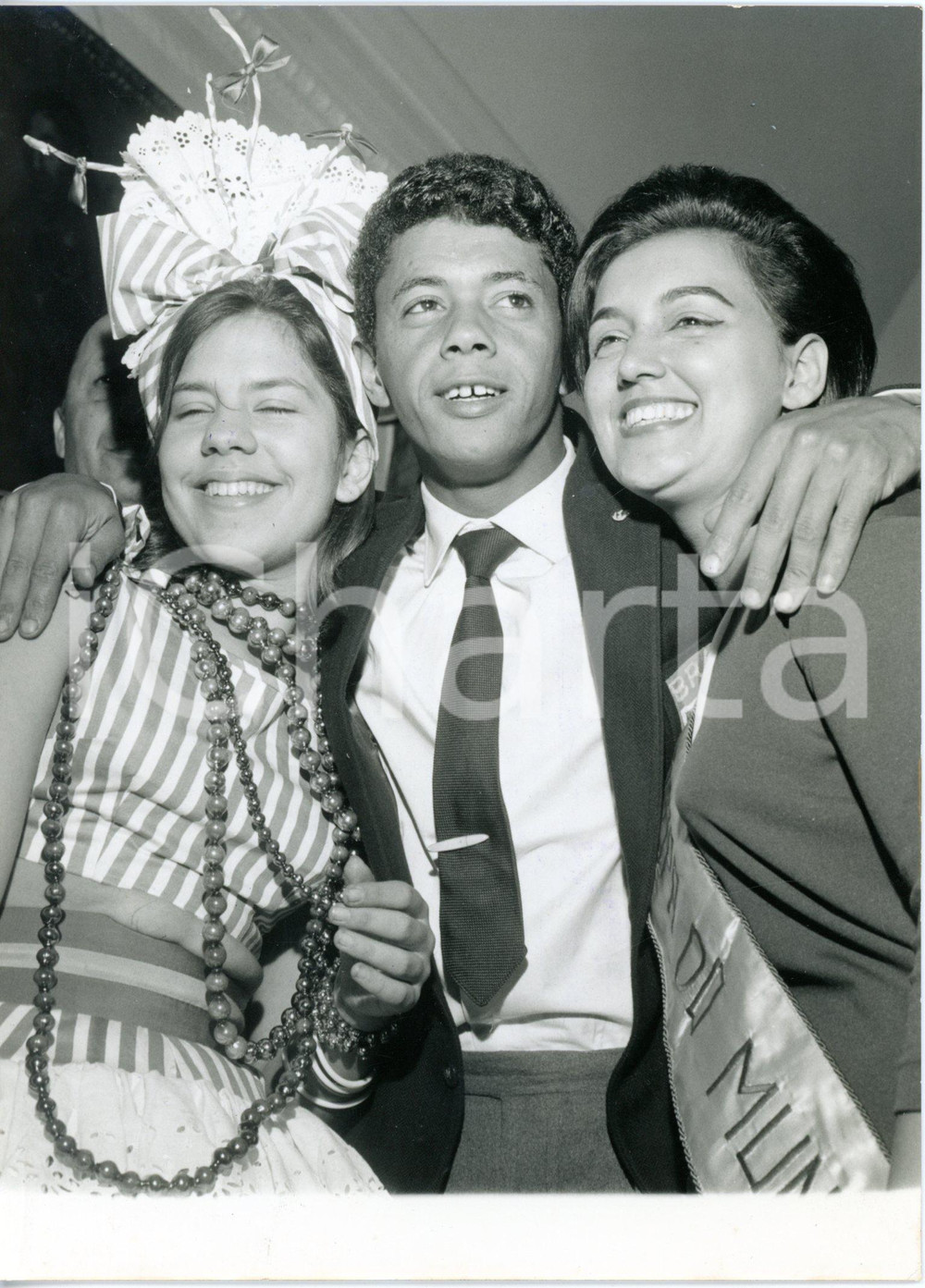 1962 RIO DE JANEIRO CALCIO Amarildo TAVARES DA SILVEIRA durante i festeggiamenti