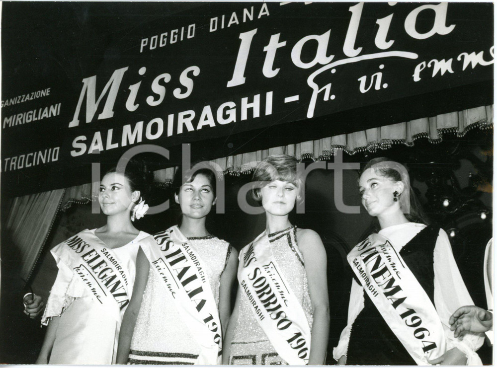 1964 SALSOMAGGIORE TERME Concorso MISS ITALIA - La vincitrice Mirka SARTORI