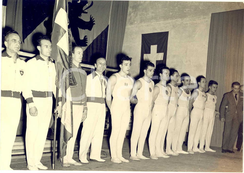 1954 SAANEN (CH) Campionati GINNASTICA ARTISTICA - La squadra italiana *Foto