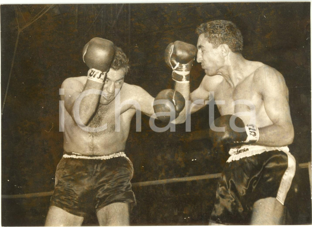 1957 ROMA BOXE Pesi mediomassimi - Alessandro D'OTTAVIO vs Rocco MAZZOLA Foto