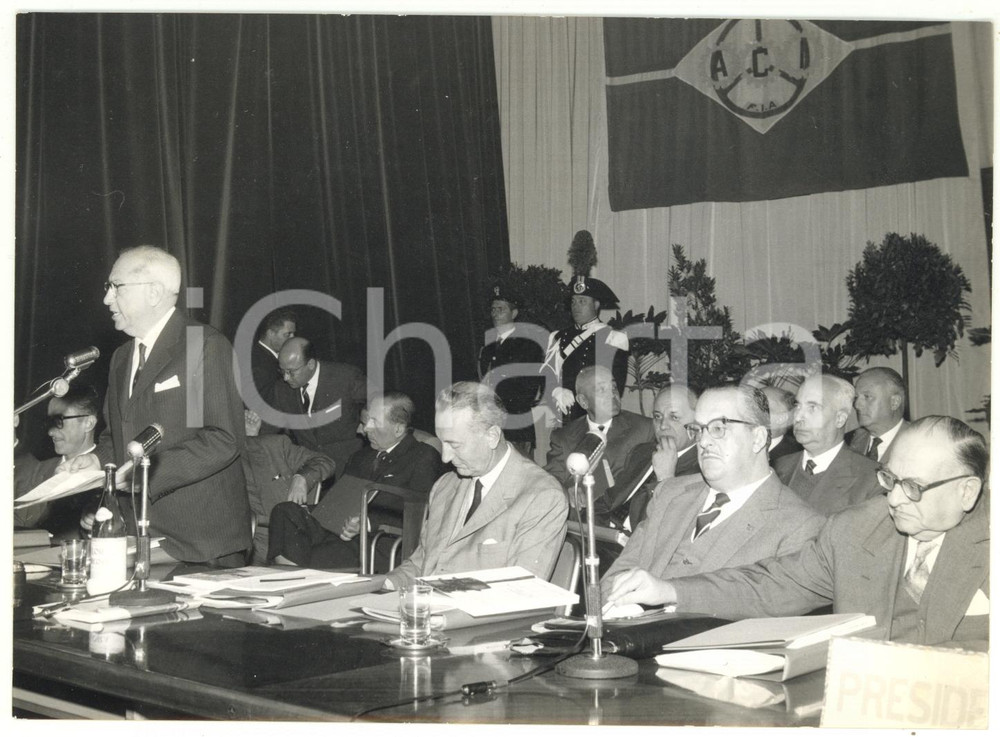 1960 STRESA XVII Conferenza traffico ACI Discorso inaugurale di Giuseppe SPATARO