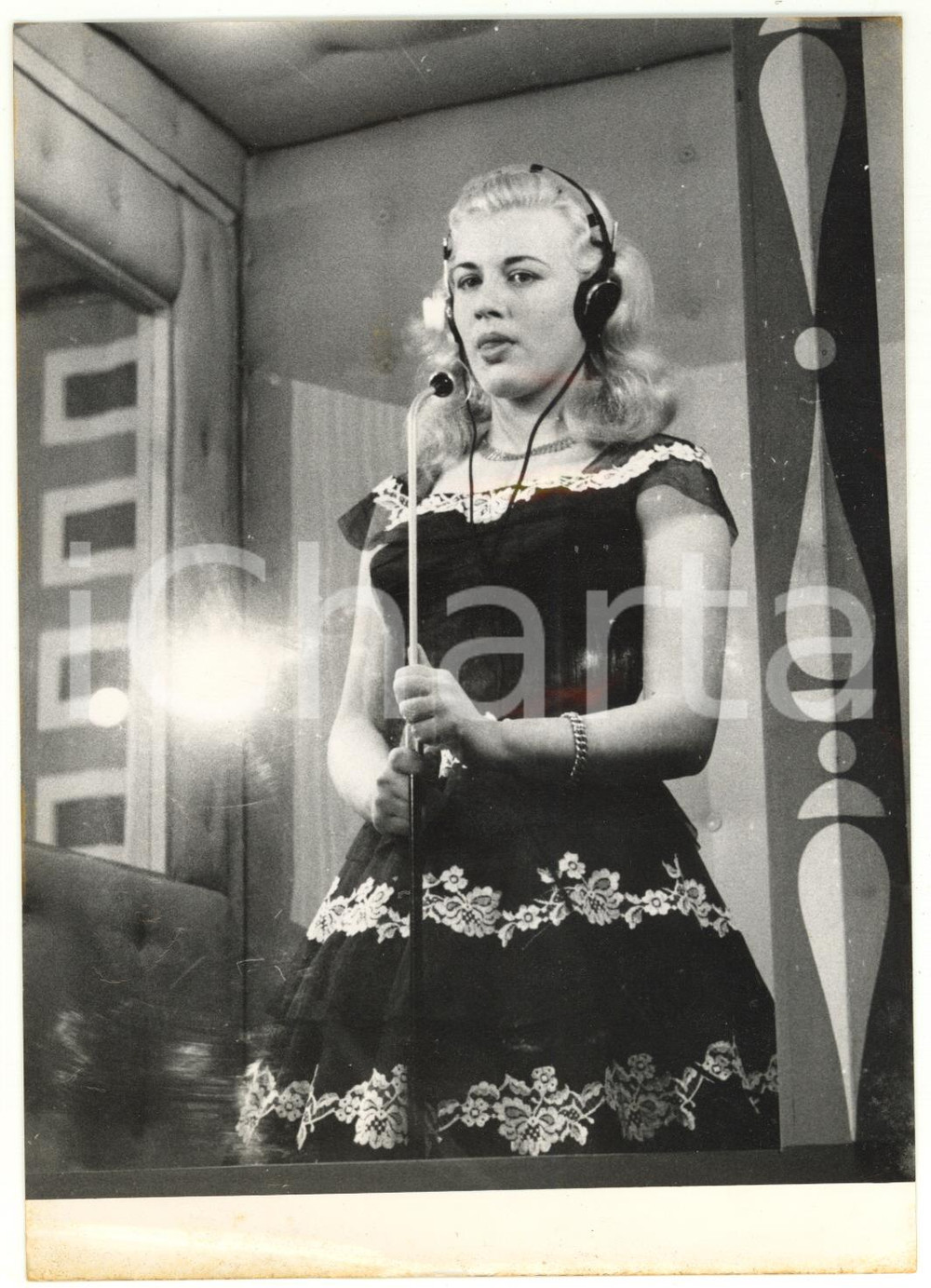 1956 LASCIA O RADDOPPIA La vincitrice Paola BOLOGNANI *Foto 13x18 cm
