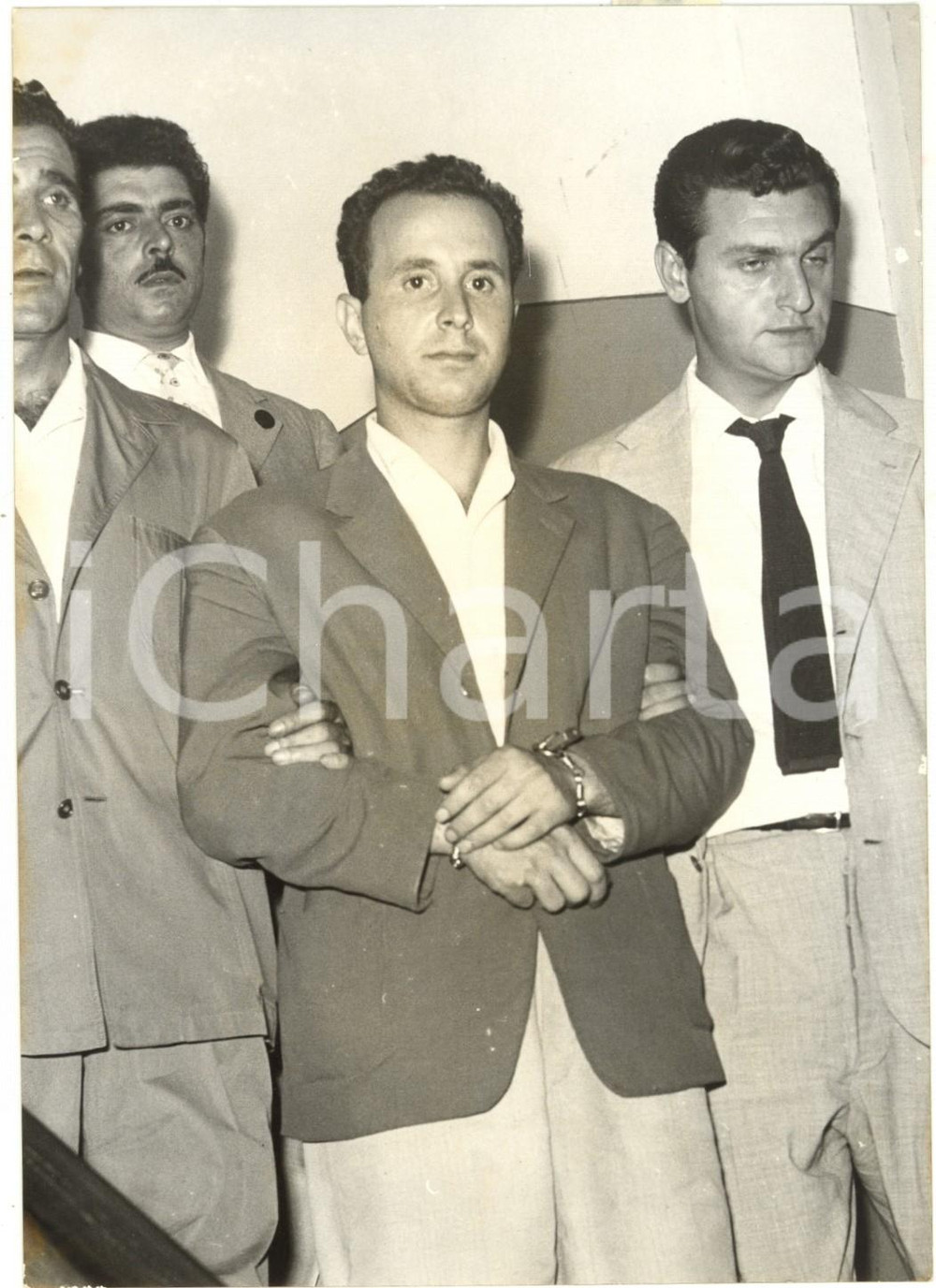 1959 ROMA Carlo Felice FAVACCIO arrestato per tentato ricatto a Gaetano MARTINO