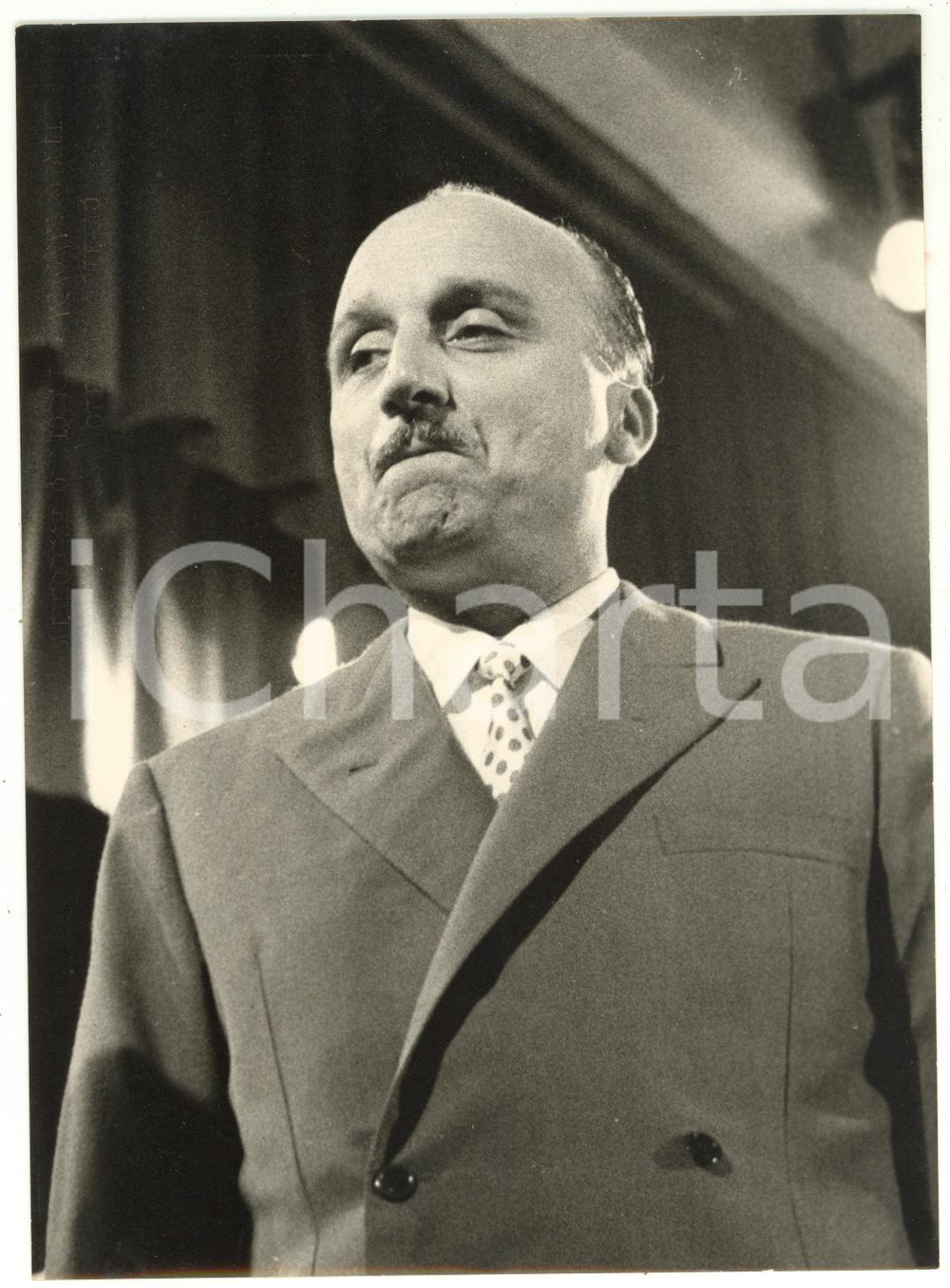1957 LASCIA O RADDOPPIA Il concorrente Camillo BOFFITO - Ritratto *Foto