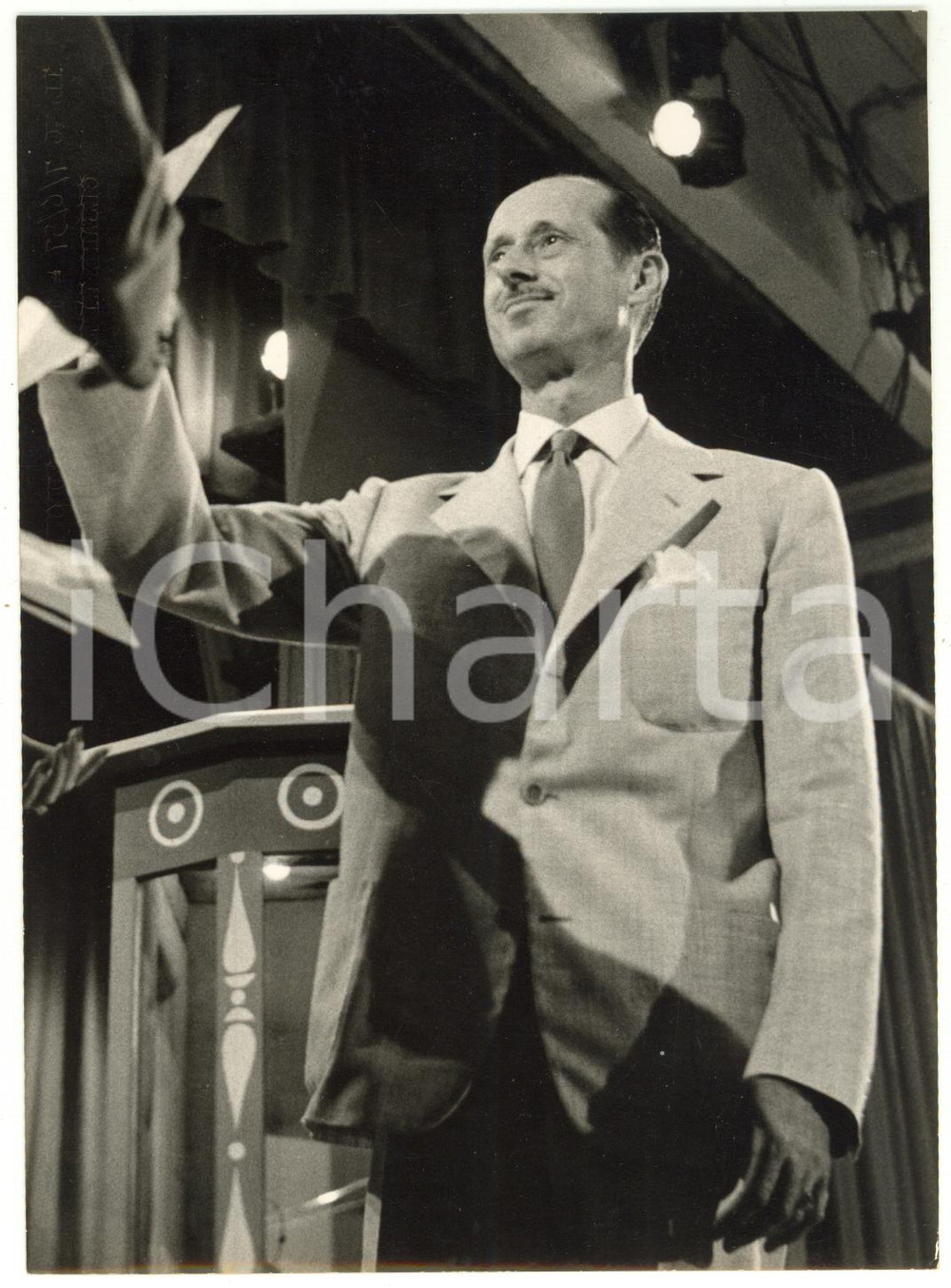 1957 LASCIA O RADDOPPIA Cesare RIESCH Ritratto del concorrente *Foto