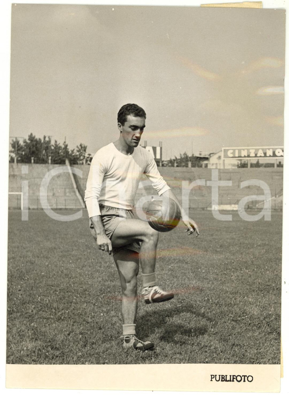 1953 TORINO CALCIO Enore BOSCOLO al primo allenamento con la nuova squadra *Foto