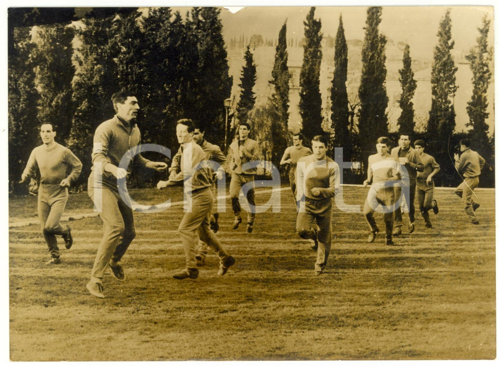 1964 FIRENZE - COVERCIANO CALCIO Allenamento della NAZIONALE *Foto 18x13 cm