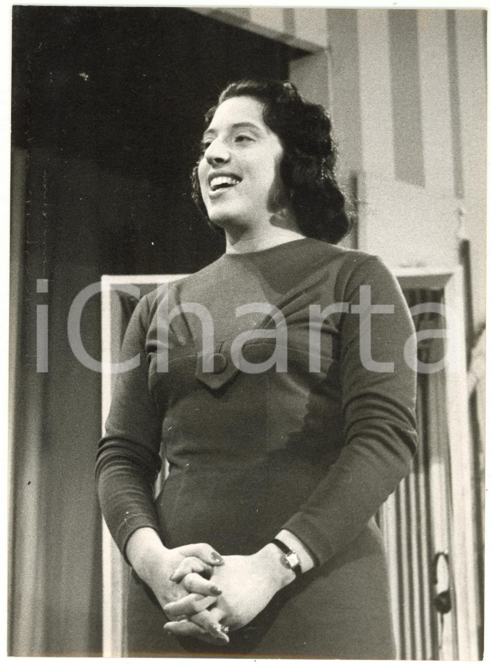 1958 LASCIA O RADDOPPIA Maria CASATI Ritratto della concorrente *Foto 13x18 cm