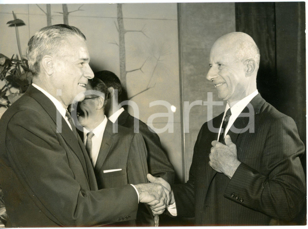 1962 MILANO Apertura sede NATIONAL CITY BANK James S. ROCKEFELLER  Earl T. CRAIN