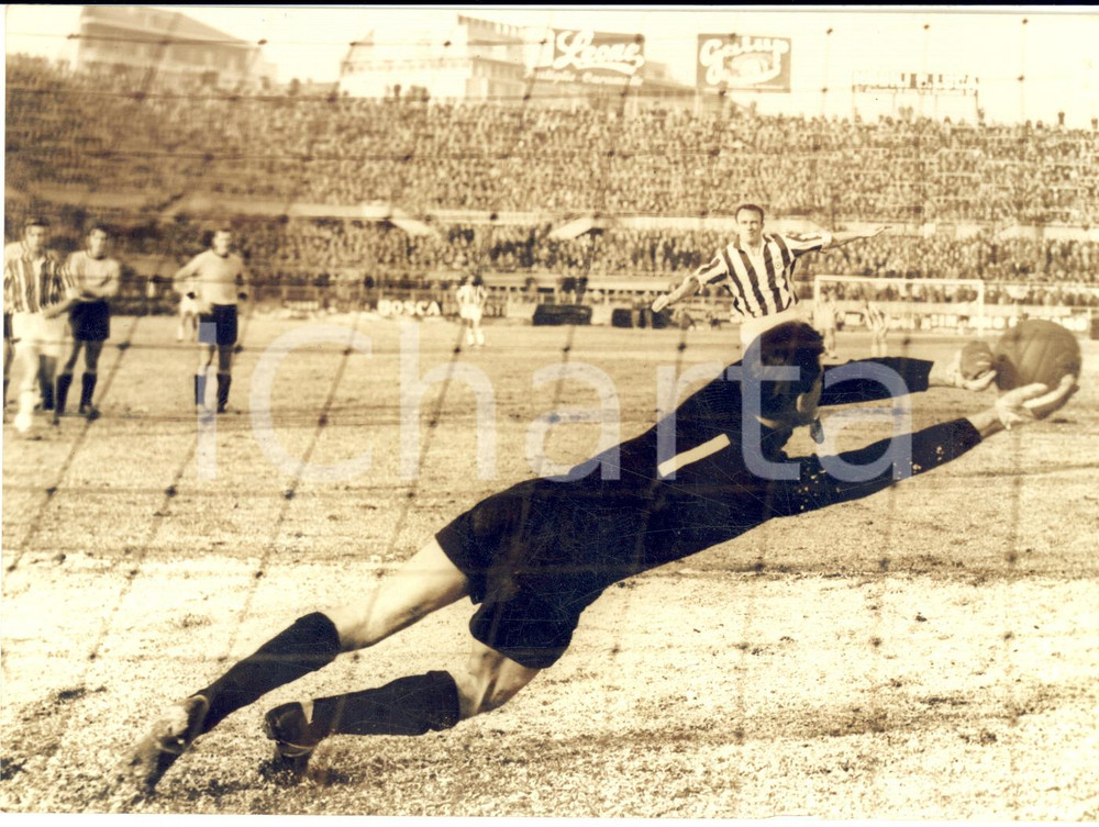 1960 TORINO CALCIO JUVENTUS-PALERMO 2-1 Sergio CERVATO sbaglia il rigore *Foto