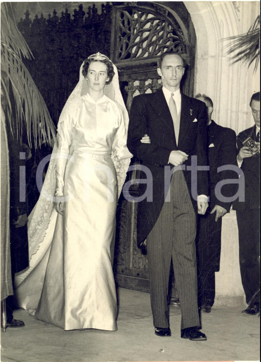 1953 BOURG-EN-BRESSE Nozze Margherita di SAVOIA-AOSTA e Roberto d'ASBURGO-ESTE