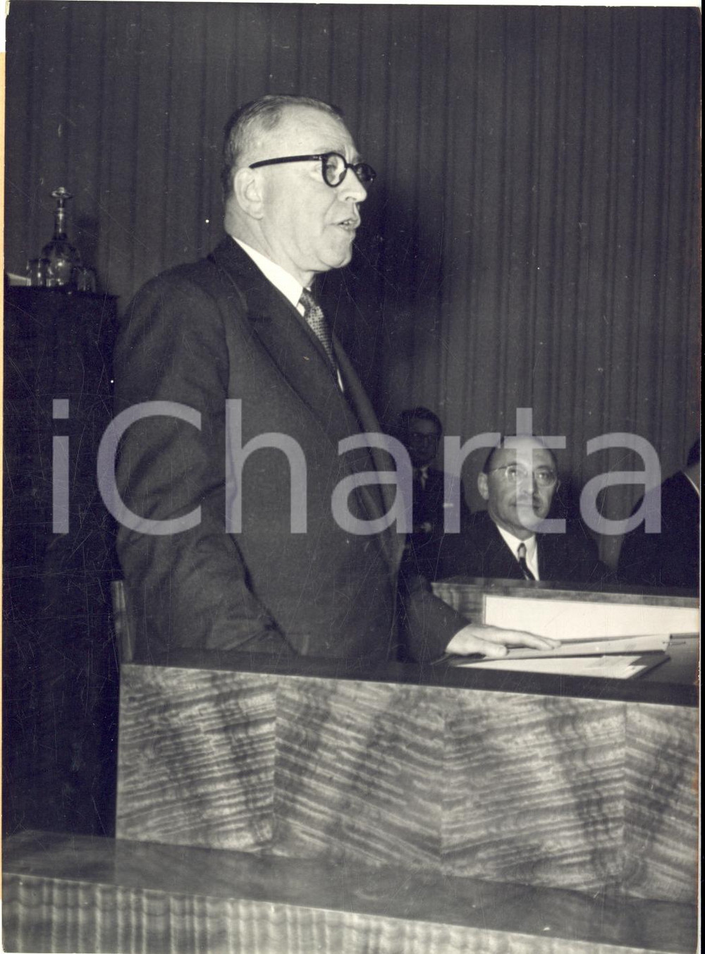 1953 GENÈVE Conférence Internationale Travail - Irving IVES pendant son discours